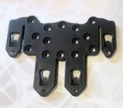 Пластикова нагрудна панель на Molle - Black
