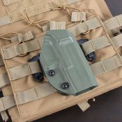 Пластикова нагрудна панель на Molle - Black