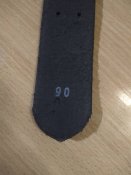 Кожаный офицерский ремень Bundesgendarmerie. 90 см.