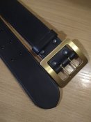 Кожаный офицерский ремень Bundesgendarmerie. 90 см.