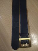 Кожаный офицерский ремень Bundesgendarmerie. 90 см.