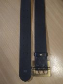 Кожаный офицерский ремень Bundesgendarmerie. 90 см.