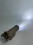 Тактичний ліхтар для зброї sotac sd-73, xh-15, колір - койот