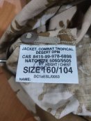 Jacket combat tropical desert DPM
