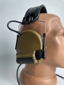 Активні військові навушники 3m peltor III з мікрофоном та двома виходами на рацію, арт: 70155