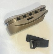 Гумовий амортизатор тильник "Калоша" для АК, АКМ, АКС, Сайга, знімний, на рамковий та дерев'яний приклад - Tan Coyote