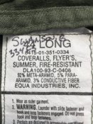 Комбинезон Coveralls, Flyer’s, Summer, Fire-Resistant.