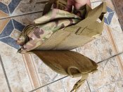 Медицинский подсумок (Аптечка) новый в упаковке,  цвет камуфляж мультикам, быстросьёмный, на липучке