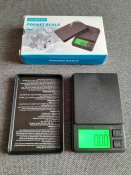 Ювелірні ваги кишенькові 0,01-500г Black