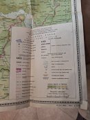 Оригінальна мапа Київської області 1983 рік Карта Киевской области 1983 год