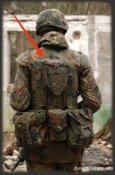 Чохол, підсумок для складної саперної лопати. Оригінал Німеччина (Bundeswehr  Flecktarn). (1 шт.)