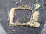 Залишки кевлару з кацапського броніка 6Б45