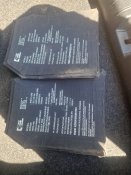 Керамічні плити 3 класу 25×30см. 2шт. Одним лотом