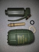 Немецкая граната DM 51 A1. Макет.