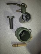 Немецкая граната DM 51 A1. Макет.