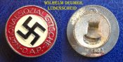 Членский знак NSDAP. Клеймо "RZM M1/120".