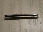 Нож складной Танто Флиппер M390 Дамаск Tanto Flipper на подшипниках с чехлом из кожзама