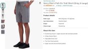 Трекінгові спортивні шорти Gerry outdoor, великий розмір XL