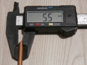 Жало для паяльника ЄПСН довжина 85мм діаметр 5.5мм Мідь Двобічне