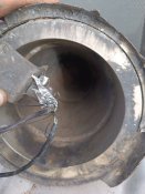 Носовая часть с кацапской ракеты ПВО