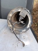 Носовая часть с кацапской ракеты ПВО