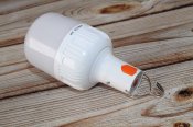 Акумуляторна LED лампа 30W з USB зарядкою (палаточна лампа, наметова лампа) (1157)