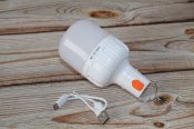 Акумуляторна LED лампа 30W з USB зарядкою (палаточна лампа, наметова лампа) (1157)