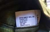 Рукавицы на сильный мороз армейские USA Mitten gauntlet shell новые L