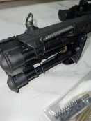 Сошки Harris Bipod (шарнирная база 15,2 см-22,9 см) S-BRM-MLOK для AR-15, AR-10