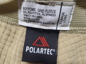 Штани теплої термобілизни армії США ECWCS Gen III Level2 Polartec Waffle Fleece Small Short SS desert sand