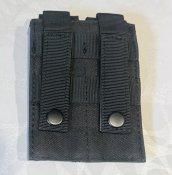 Підсумок подвійний для магазинів пістолетних на молле - Black
