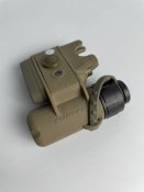 Ліхтар на шолом surefire helmet light hl1-b-tn, колір: tan