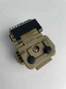 Ліхтар на шолом surefire helmet light hl1-b-tn, колір: tan