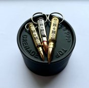 Лот 3 брелка 7.62х51 7.62х39 5.56х45 лазерная гравировка