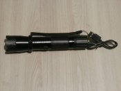 Портативний світлодіодний ліхтарик-шокер BL-1101 з чохлом, відлякувач собак,зарядка Micro USB