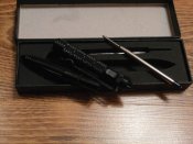 Ручка Тактична зі склобоєм Laix B2 Tactical Pen/алюміній Сірий: надійний інструмент для мисливця та спортсмена (2 шт.)