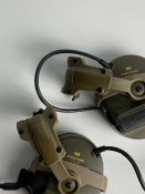 Активні навушники 3m peltor xpi на чебурашках, single com, колір: олива, арт: 6269