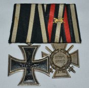 Парадная колодка. Железный крест 2 класса...