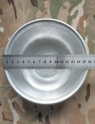 Репліка глибокої алюм.тарілки 650мл. парашутистів Люфтваффе з девізом