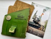 Обломок Бук М1 на подставке лазерная гравировка