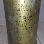 Гильза 152 мм. / латунь