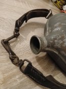 2Ф# Фляга старовинна виробництва Франціі у відмінному стані