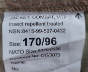Китель, куртка: Jacket Combat MTP 170/96, лёгкое б/у, армия ВС Великобритания