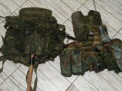 Комплект 6Ш112 жилет с подсумками и патрульный ранец с сухаркой и лопаткой
