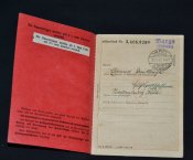 Германия, Третий Рейх, сберегательная книжка почты, 1940 гг.