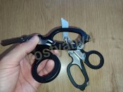 Тактические ножницы парамедика (качественный рабочий аналог "Leatherman Raptor") + чехол (кофр)