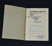 Членский билет Германской имперской ассоциации физических упражнений