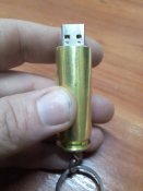 USB флеш накопичувач в корпусі з гільзи 12,7 мм. 32GB. USB 3.2