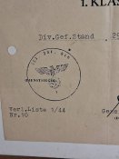 Железный Крест I класса + Наградной лист.