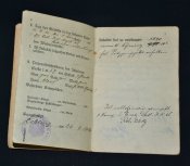 Soldbuch немецкого солдата Первой мировой войны